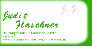 judit flaschner business card